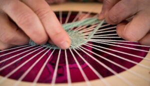 Tessuto screziato da più colori